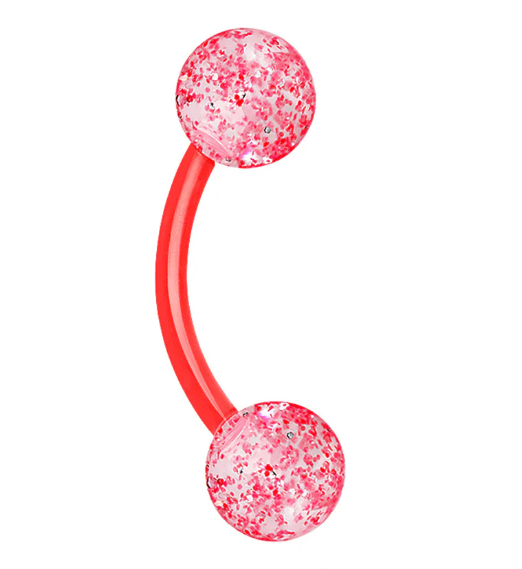 Glitter Color Curved Barbell - Image 7