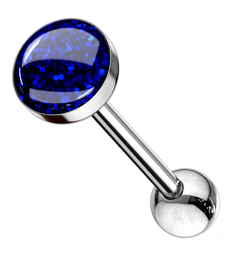 Glitter Dome Tongue Ring - Image 3
