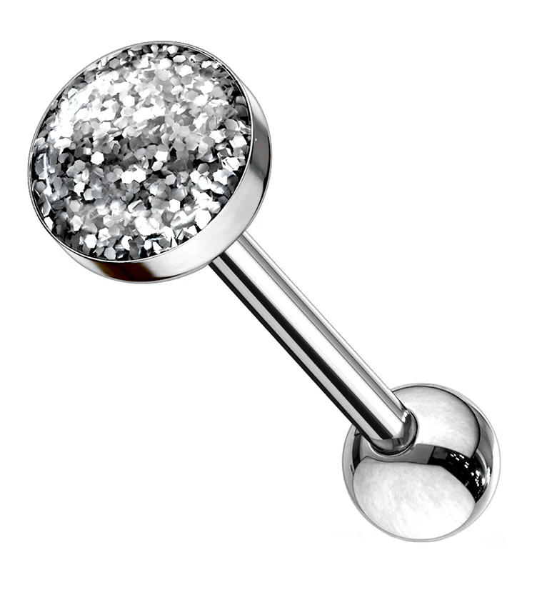 Glitter Dome Tongue Ring - Image 4
