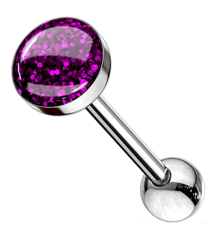 Glitter Dome Tongue Ring - Image 6