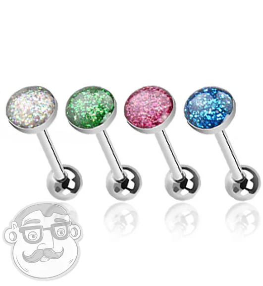 Glitter Dome Tongue Ring - Image 8