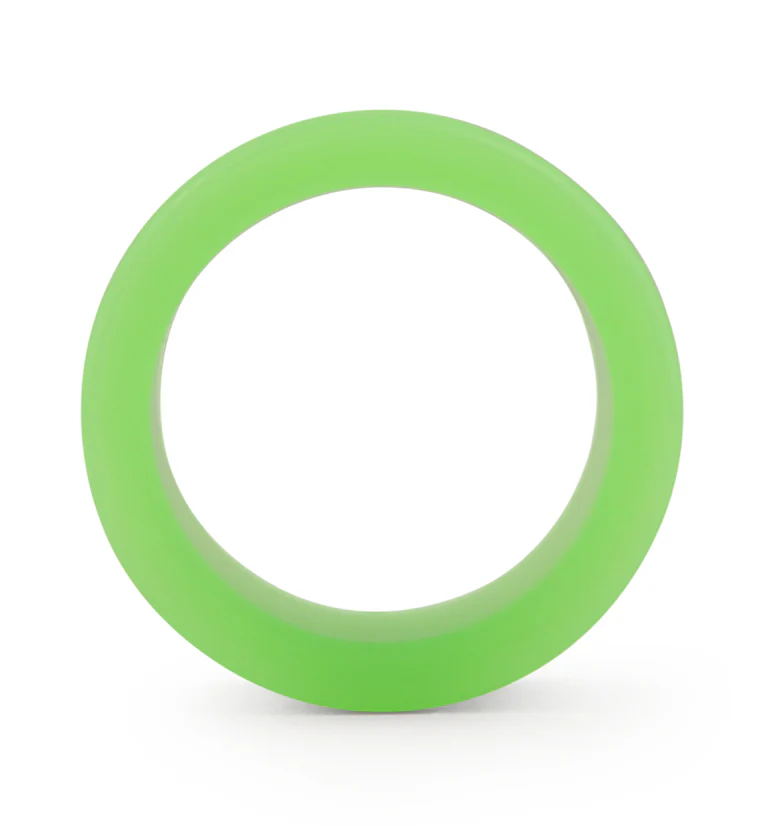 Glow In The Dark Green Silicone Tunnels - Image 9