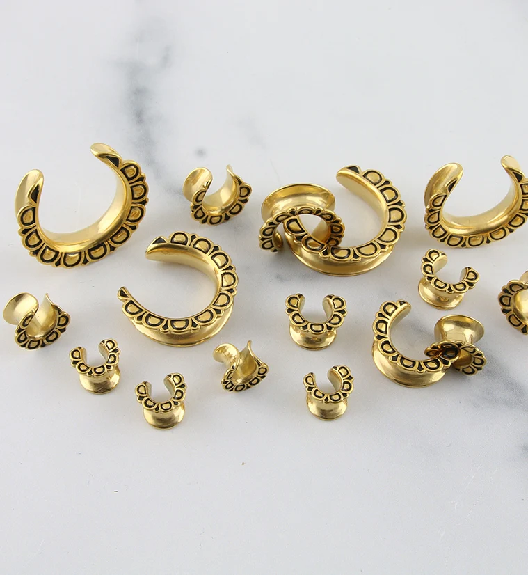 Gold PVD Petal Saddles - Image 4
