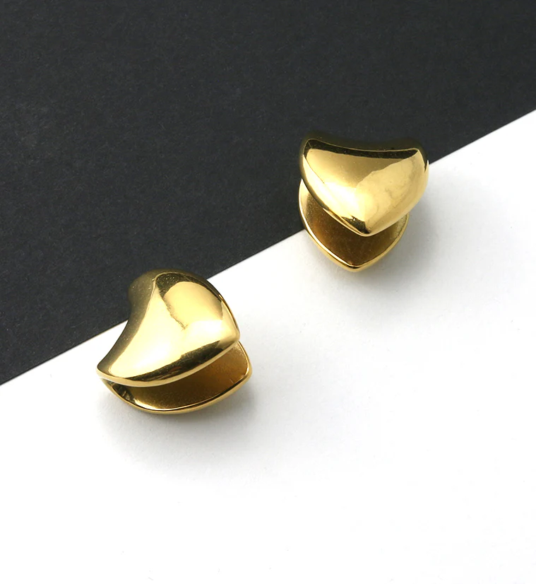 Gold PVD Shield Hangers - Image 2