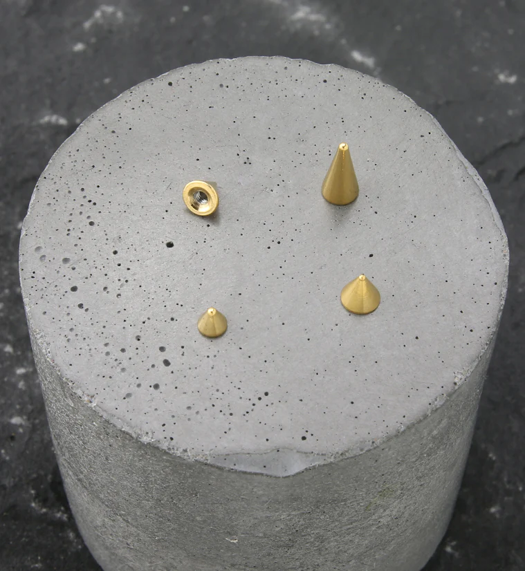Gold PVD Stainless Steel Replacement Spikes - Image 2