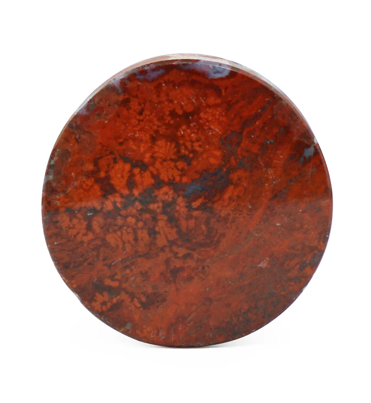 Grade A Red Moss Agate Stone Plugs - Image 5