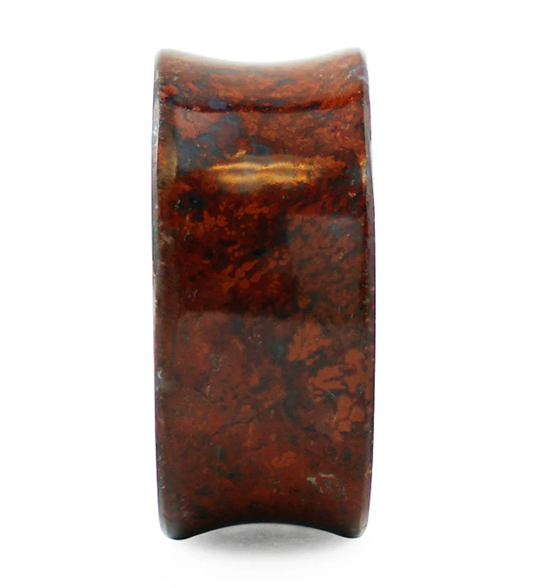 Grade A Red Moss Agate Stone Plugs - Image 6