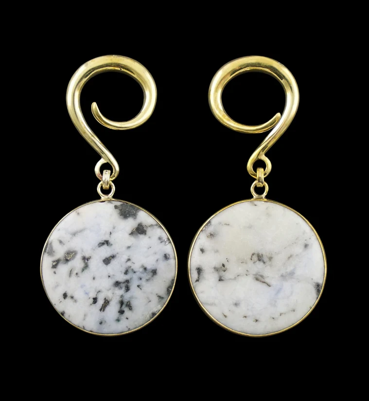 Grand Sodalite Stone Hanging Ear Weights - Image 2