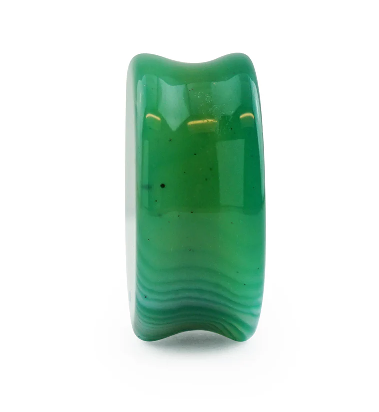 Green Agate Stone Plugs - Image 5