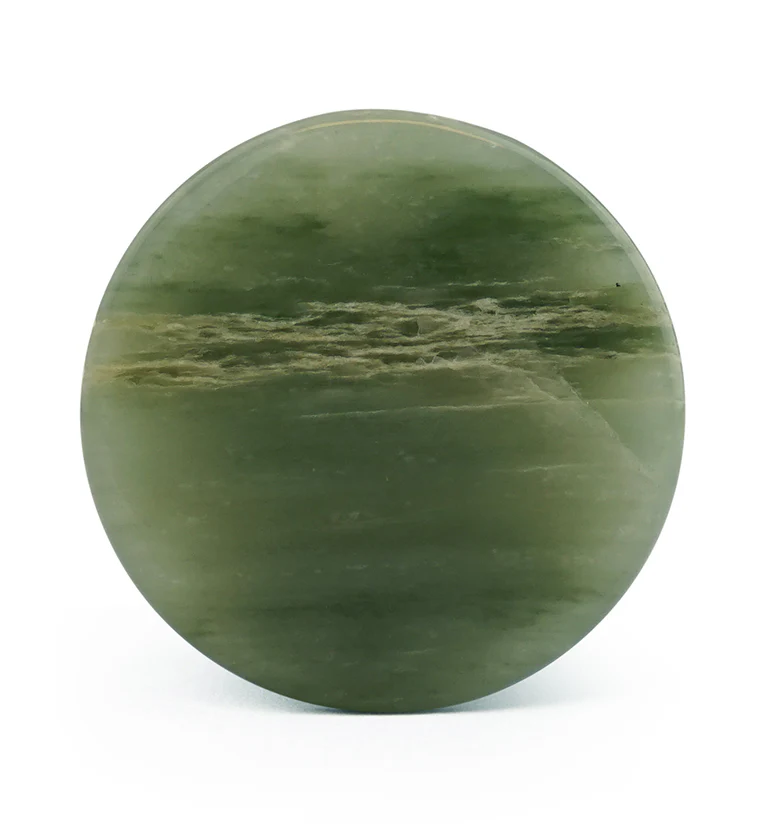 Green Jasper Stone Plugs - Image 3