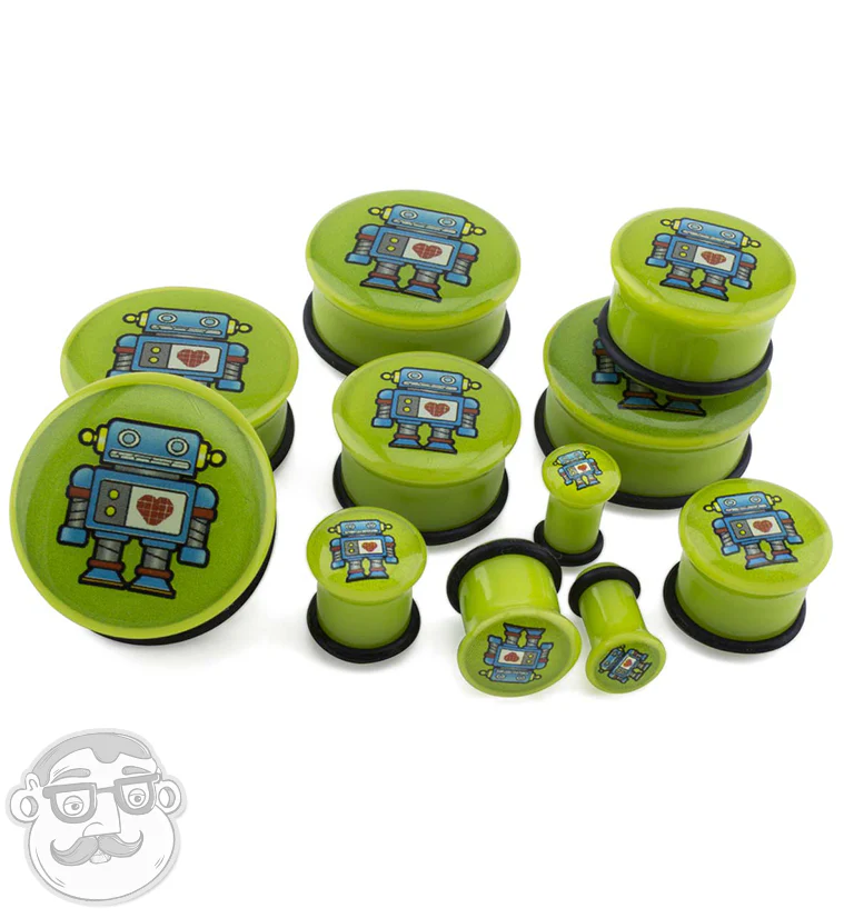 Green Robot Plugs - Image 5