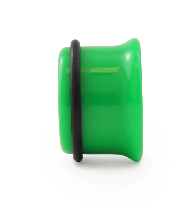 Green Single Flare Plugs - Image 3