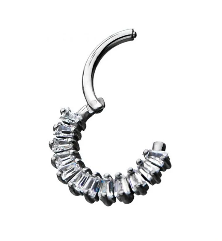 Gullian CZ Hinged Segment Ring