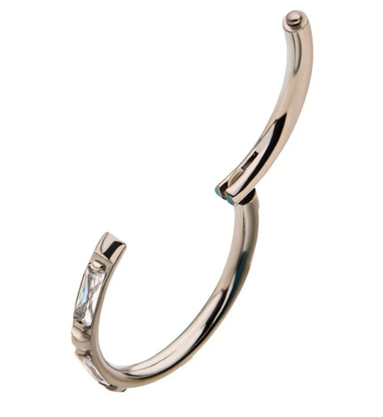 Gullion CZ Hinged Segment Ring - Image 2