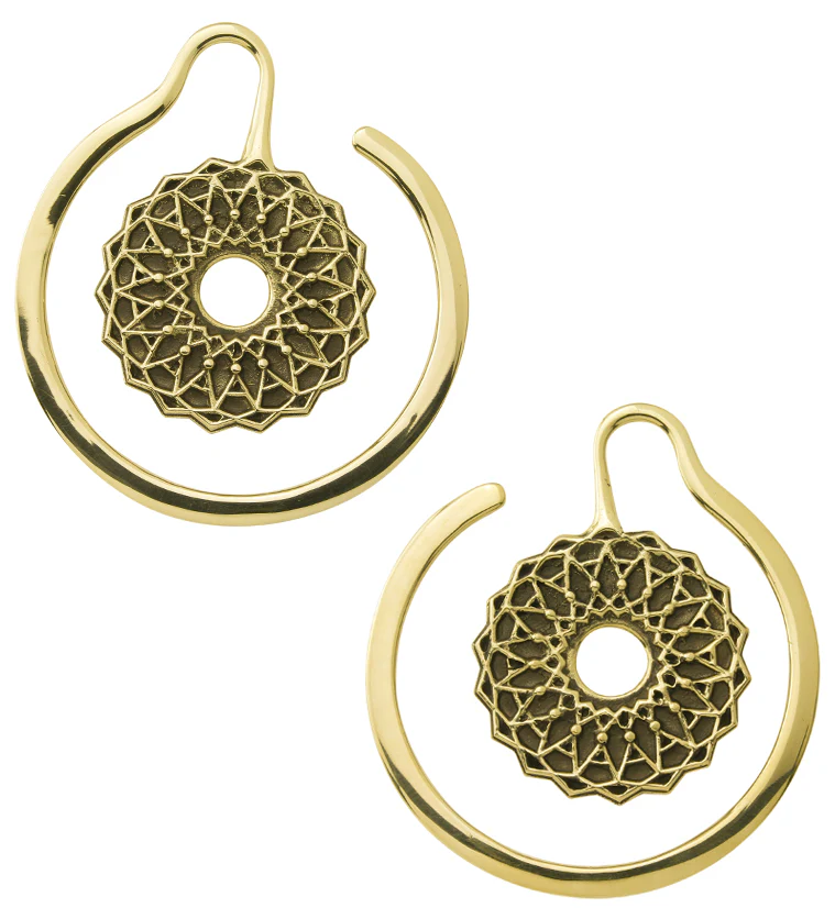 Gyral Brass Ear Weights - Image 3