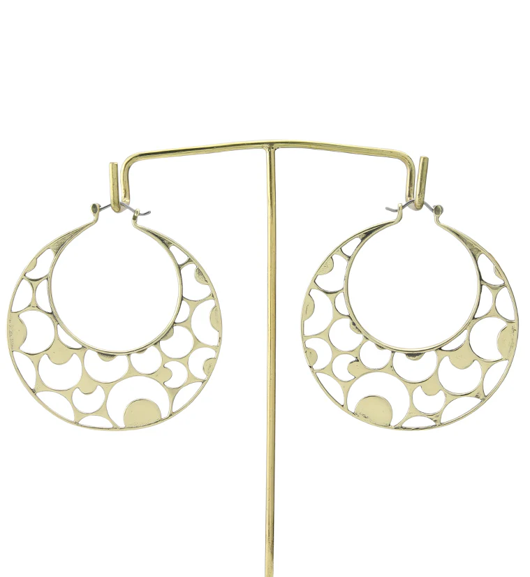 Half Moon Titanium Hangers - Earrings - Image 3