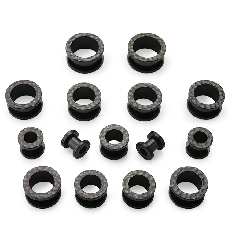 Hammered Black PVD Stainless Steel Tunnels - Image 3