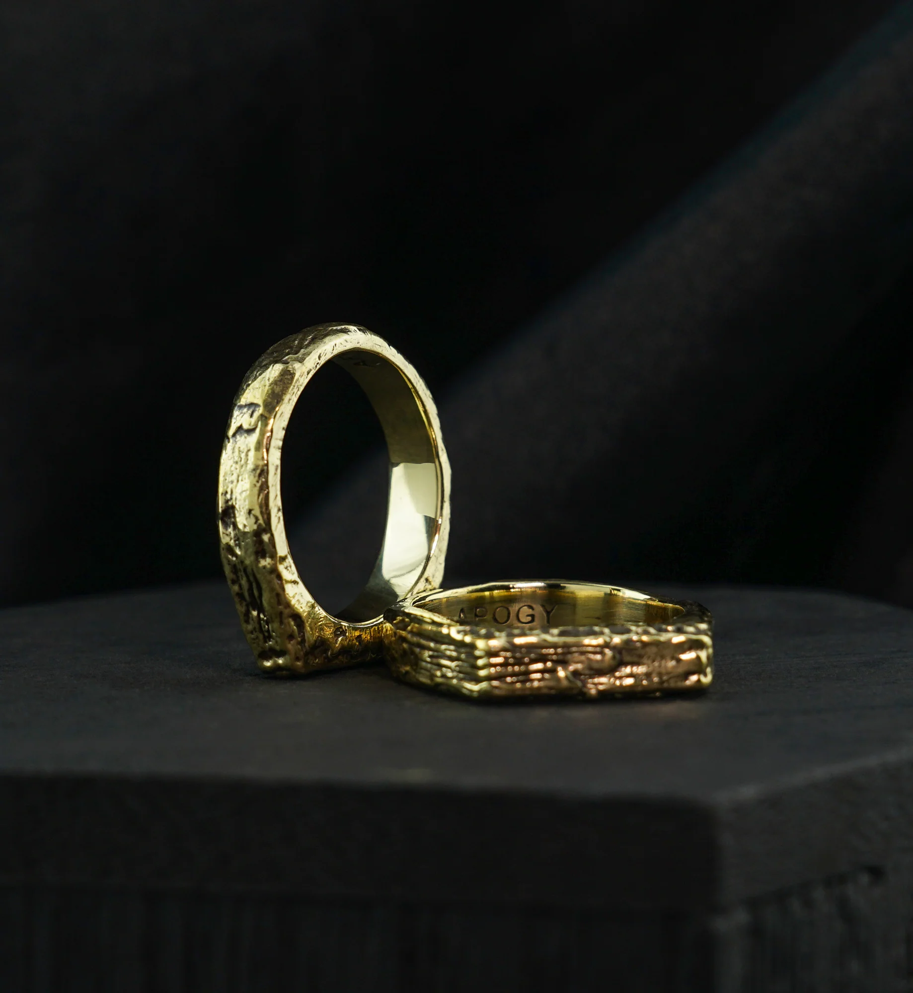 Bark Brass Ring - Image 3