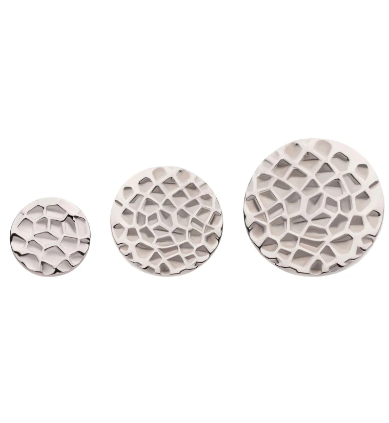Hammered Disk Internally Threaded Titanium Top - Image 3