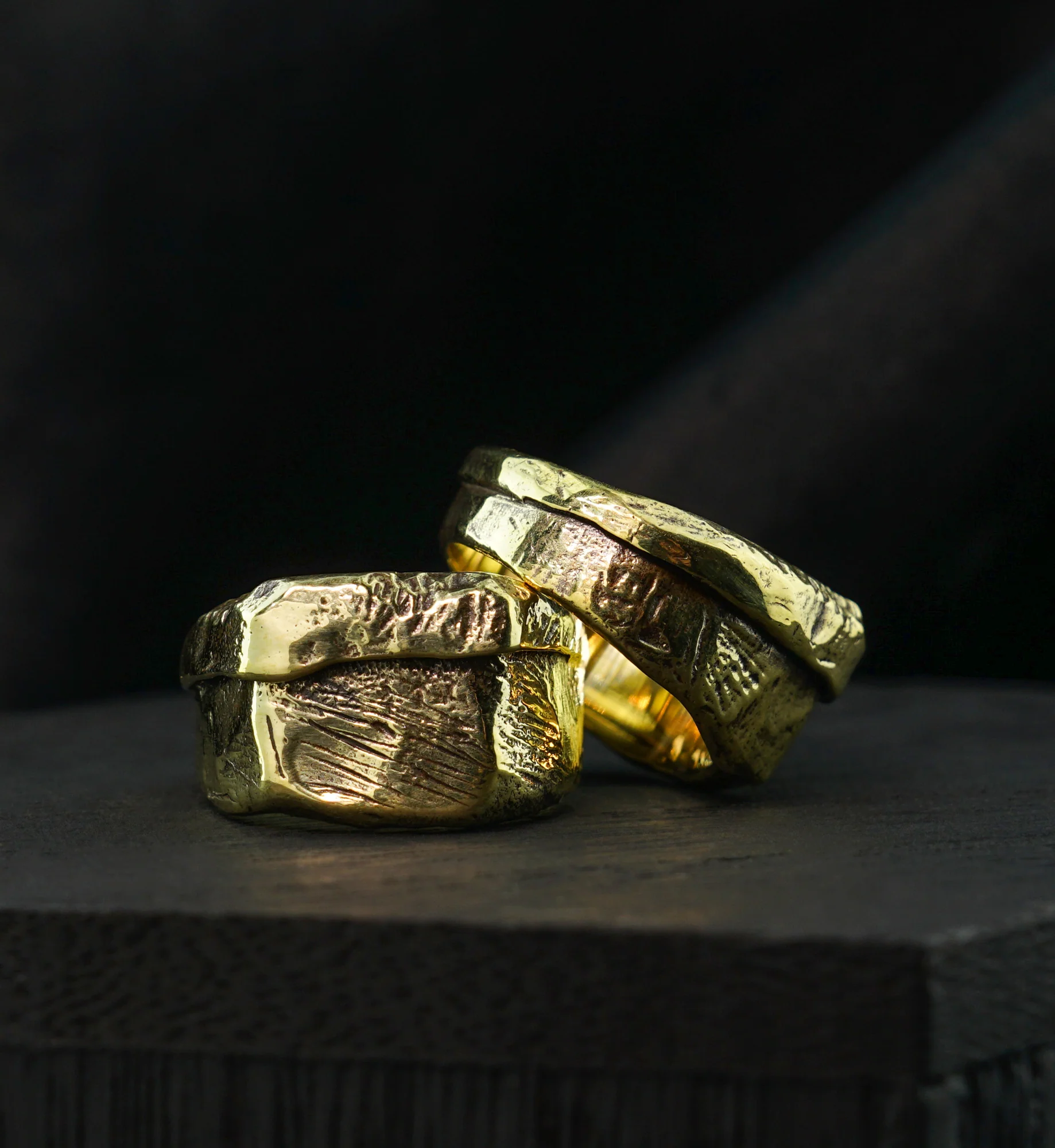 Stacked Brass Ring