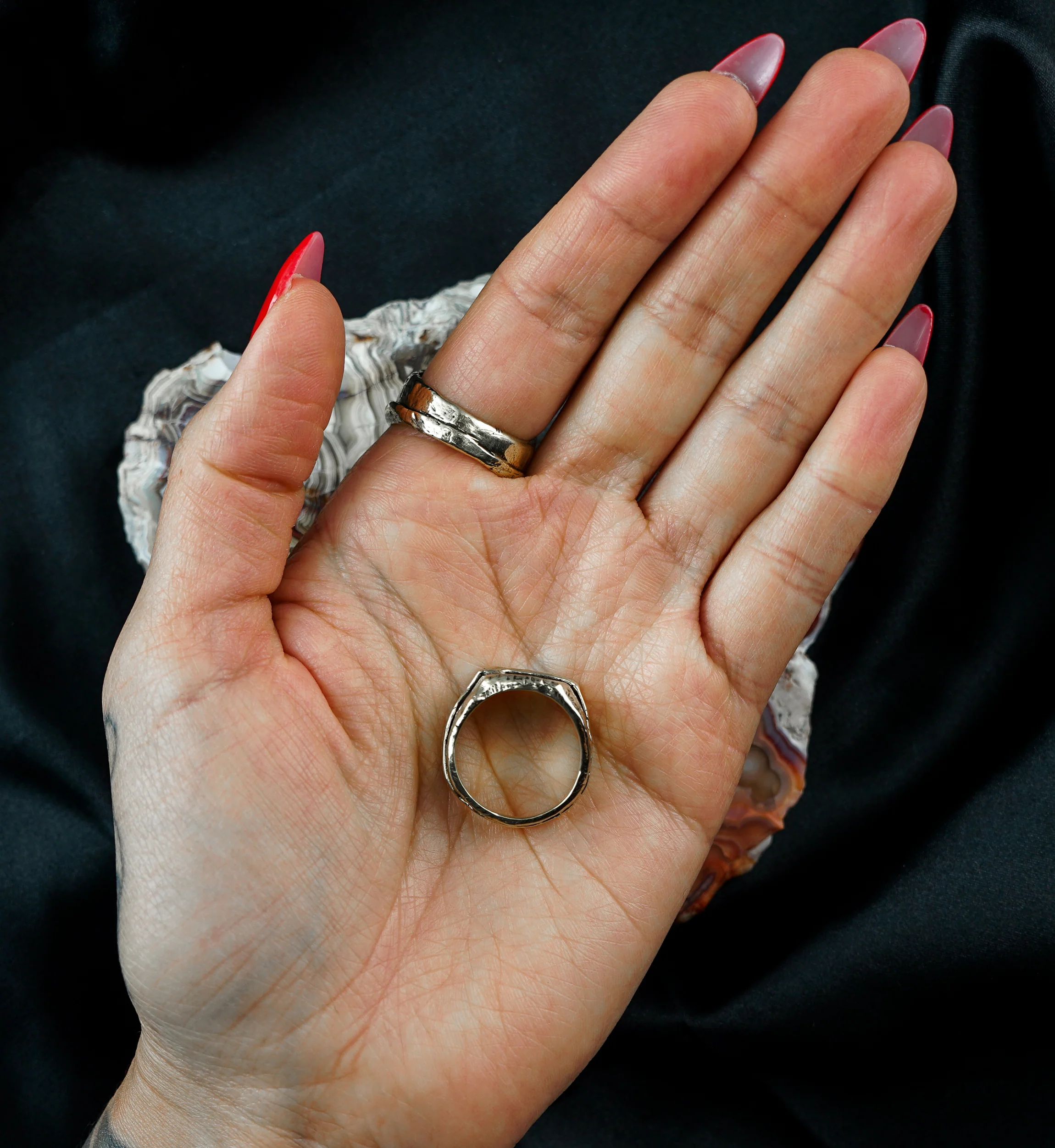 Stacked Brass Ring - Image 4
