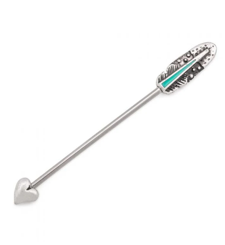 Heart Arrow Industrial Barbell