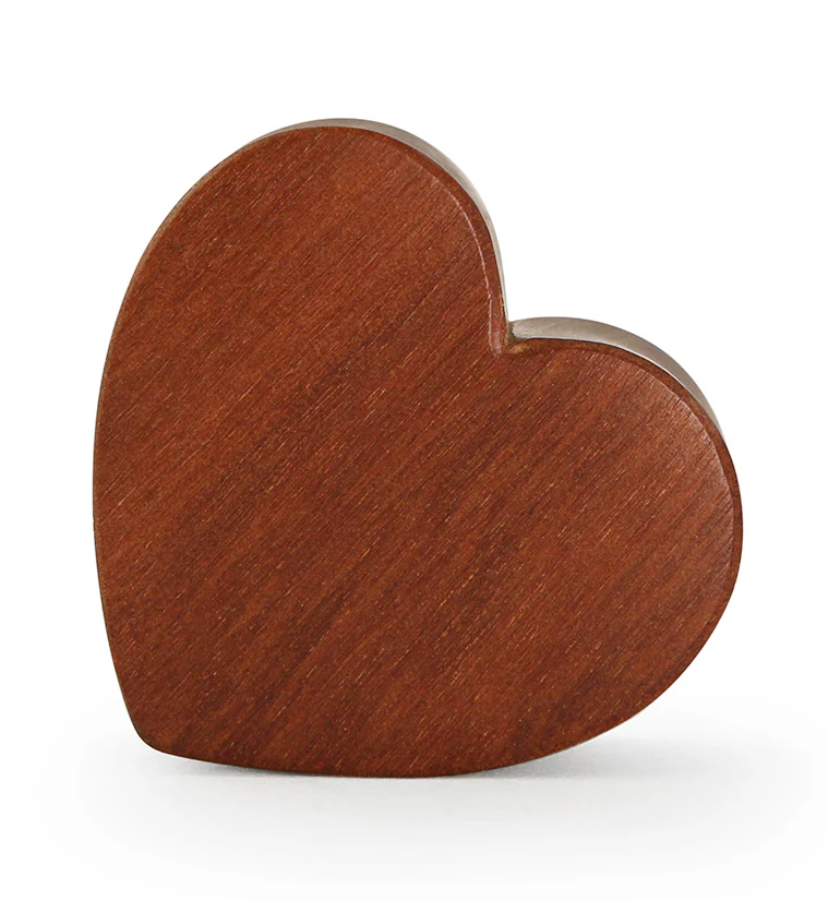Heart Shaped Wooden Plugs - Image 3
