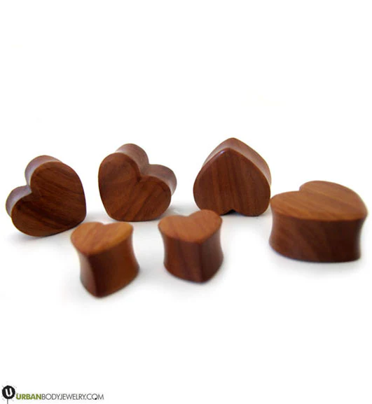 Heart Shaped Wooden Plugs - Image 5