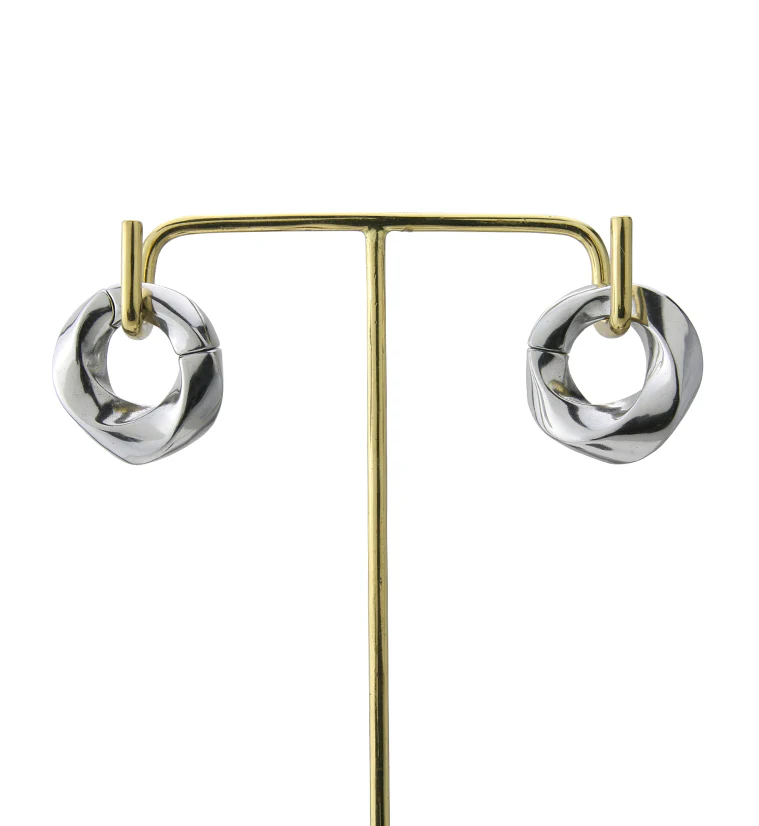 Helix Stainless Steel Hinged Ear Weights - Image 5