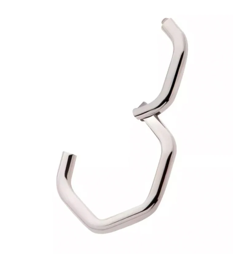 Hex Stainless Steel Hinged Segment Ring - Image 3