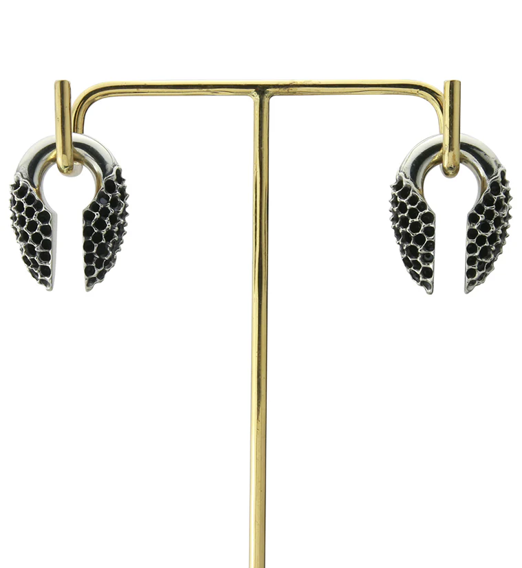 Hive White Brass Ear Weights - Image 3