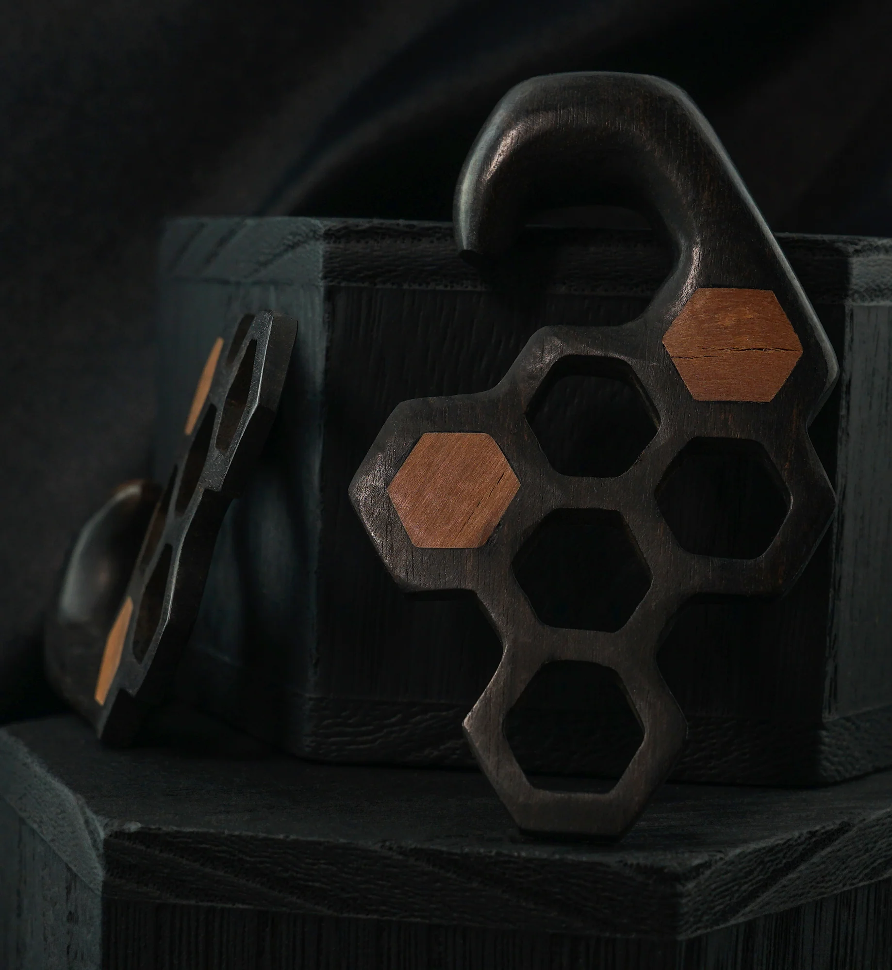 Honeycomb Wooden Hangers - Image 2