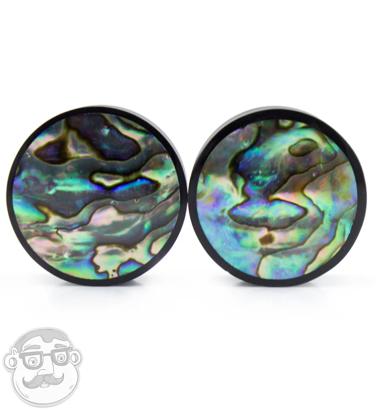 Horn Plugs With Abalone Shell Inlay - Image 7