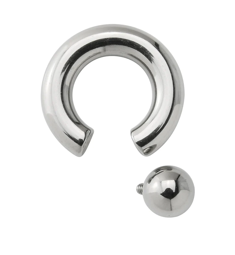 Internally Threaded Titanium Captive Bead Ring - Image 4