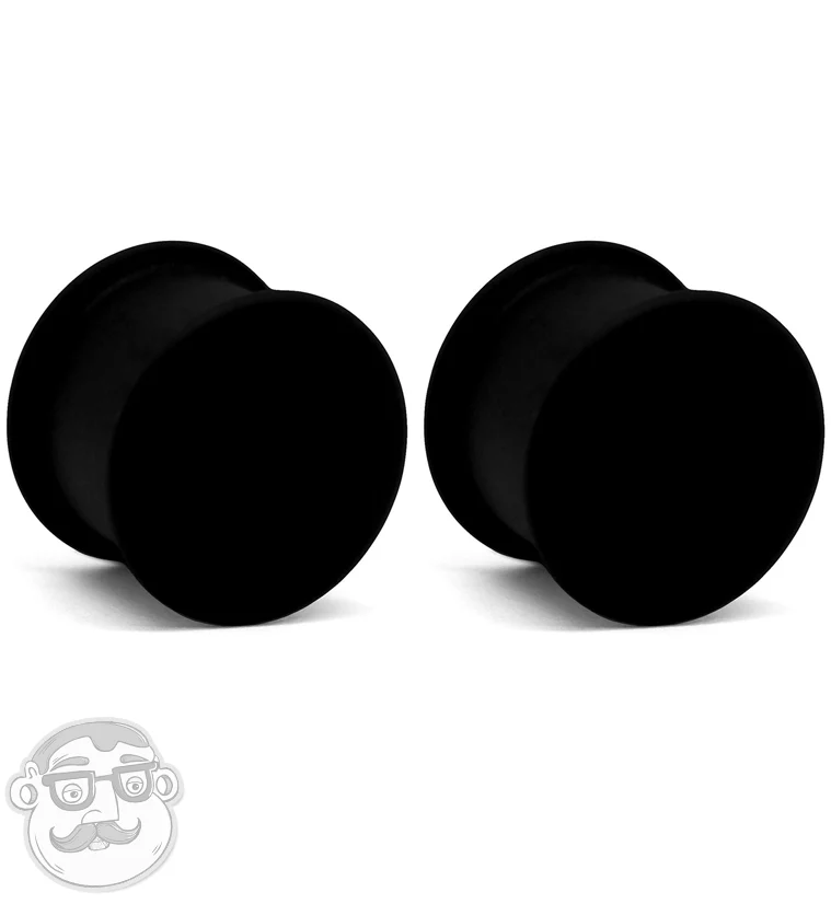 Kaos Black Silicone Hollow Plugs - Image 3