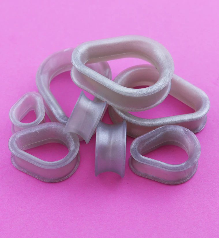 Kaos Hydra Silver Silicone Teardrop Eyelets - Image 2