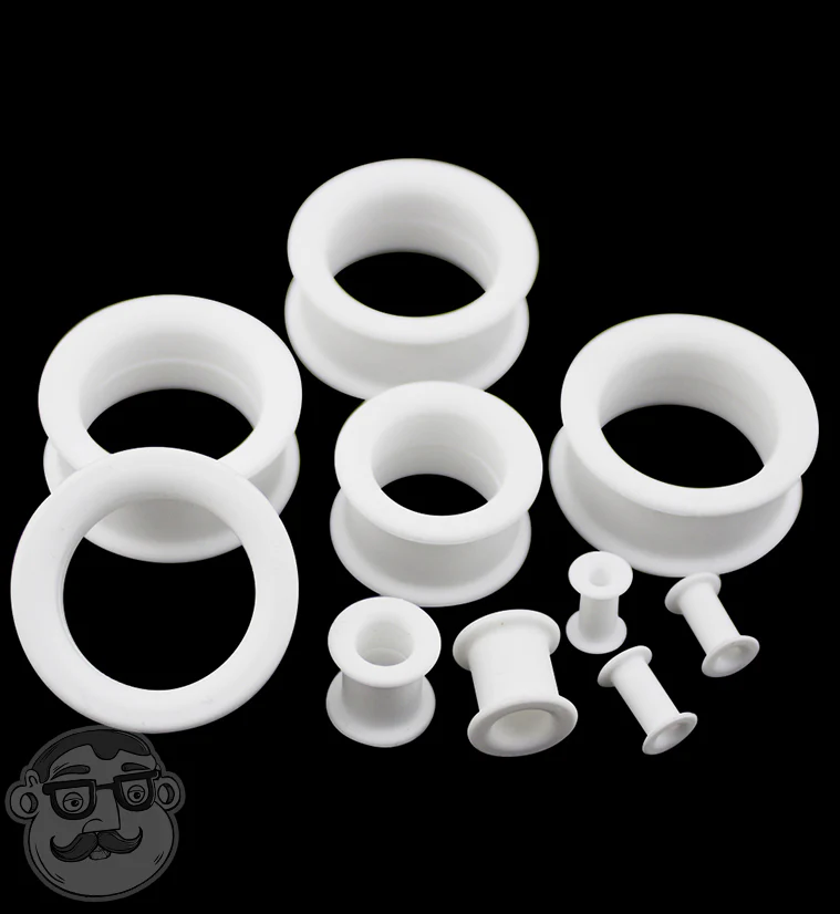Kaos White Silicone Tunnels - Image 4