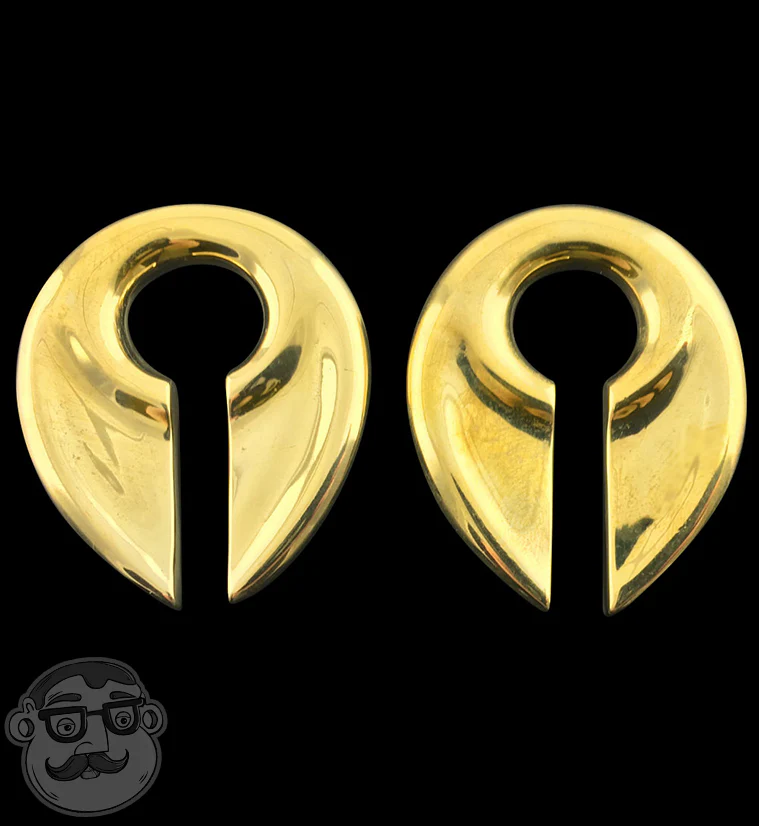 Keyhole Brass Ear Weights - Image 6