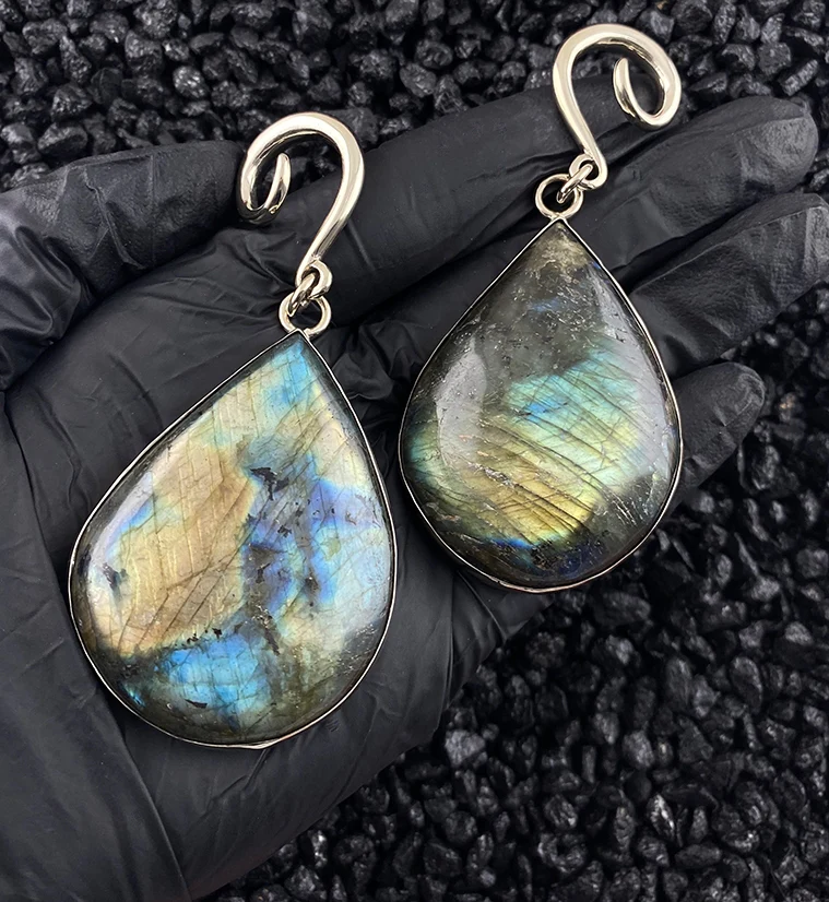 Labradorite Ear Weights Version 1 - Image 2