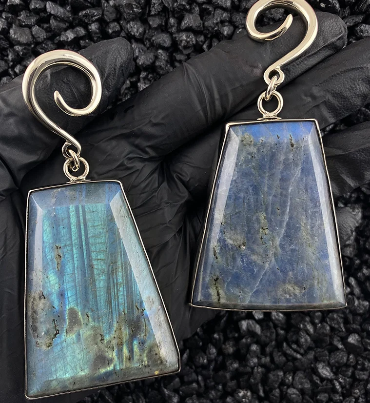 Labradorite Ear Weights Version 14 - Image 2