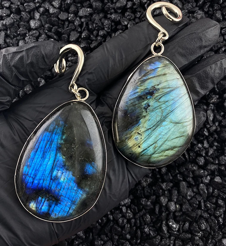 Labradorite Ear Weights Version 4 - Image 2