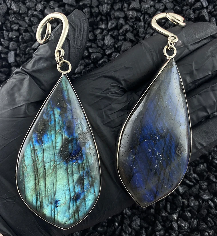 Labradorite Ear Weights Version 9 - Image 2