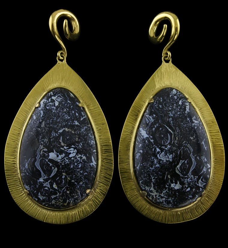 Lament Palm Root Stone Ear Weights