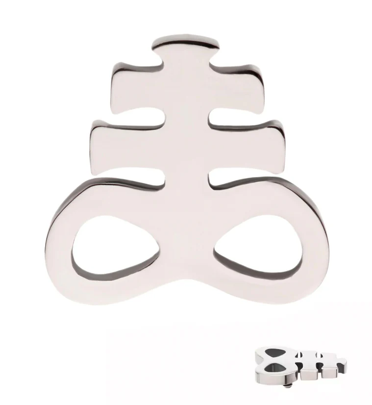 Leviathan Cross Internally Threaded Titanium Top