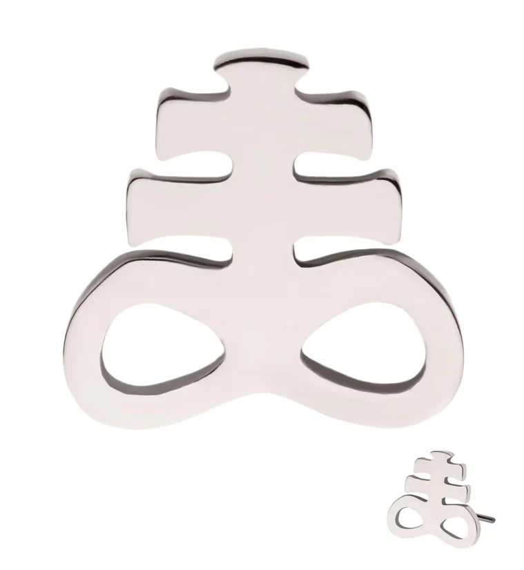 Leviathan Cross Threadless Titanium Top