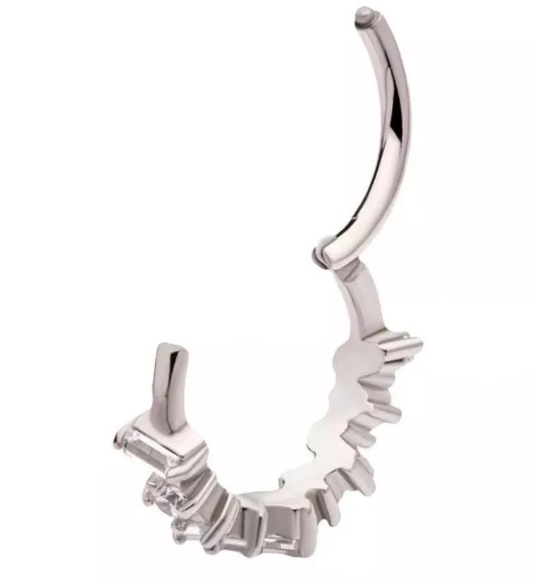Lithic CZ Hinged Segment Ring - Image 3
