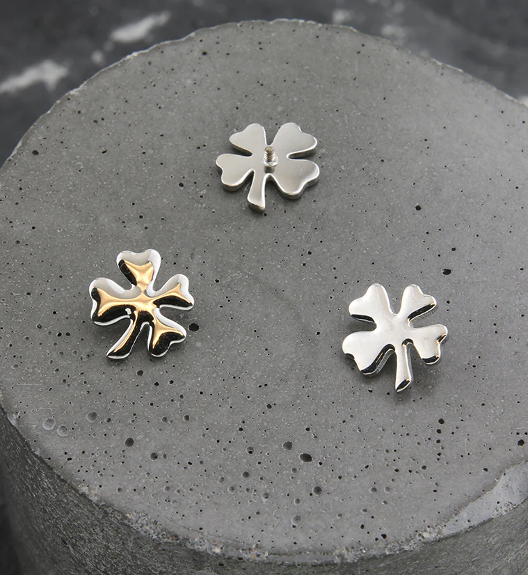 Lucky Clover Titanium Internally Threaded Top - Image 2
