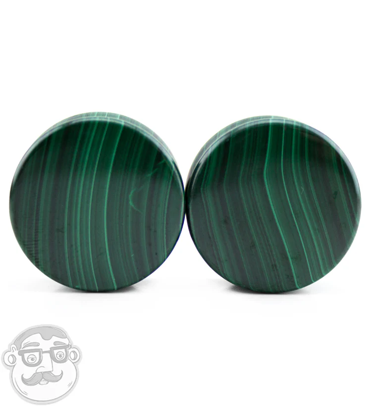 Malachite Stone Plugs - Image 4