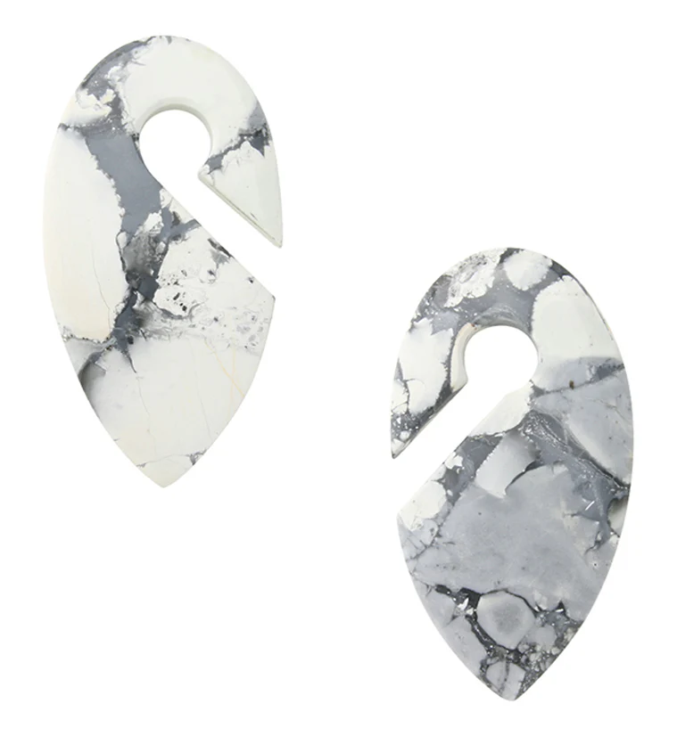 Maligano Jasper Stone Keyhole Ear Weights Version 1