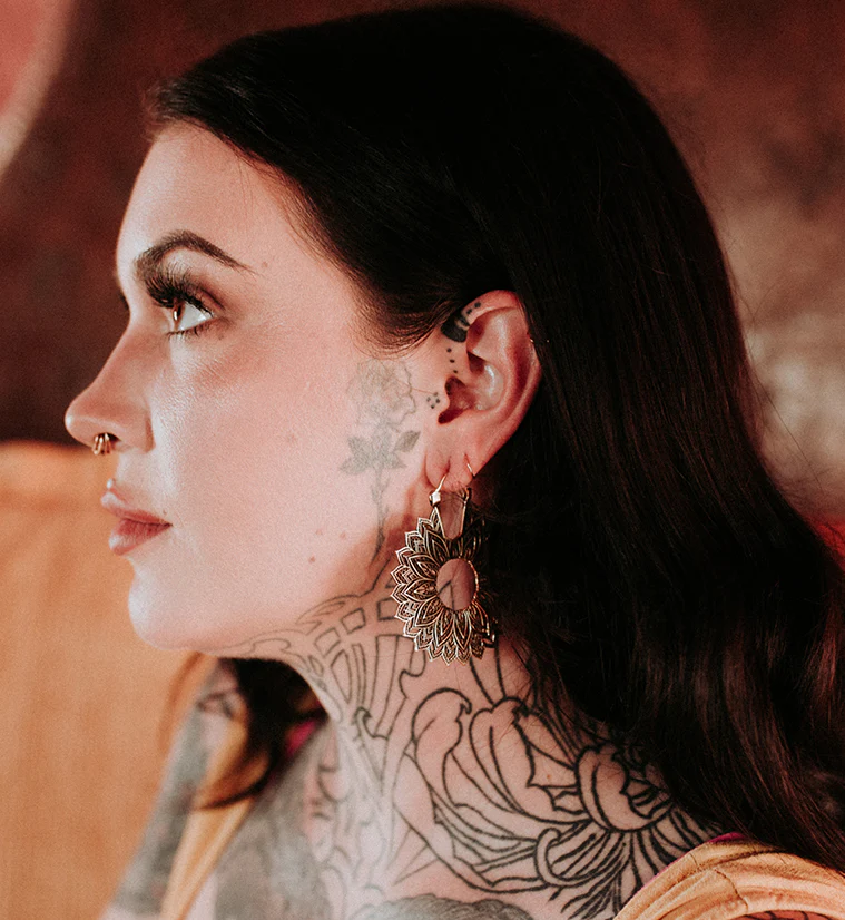 Manda Brass Hangers / Ear Weights - Image 4